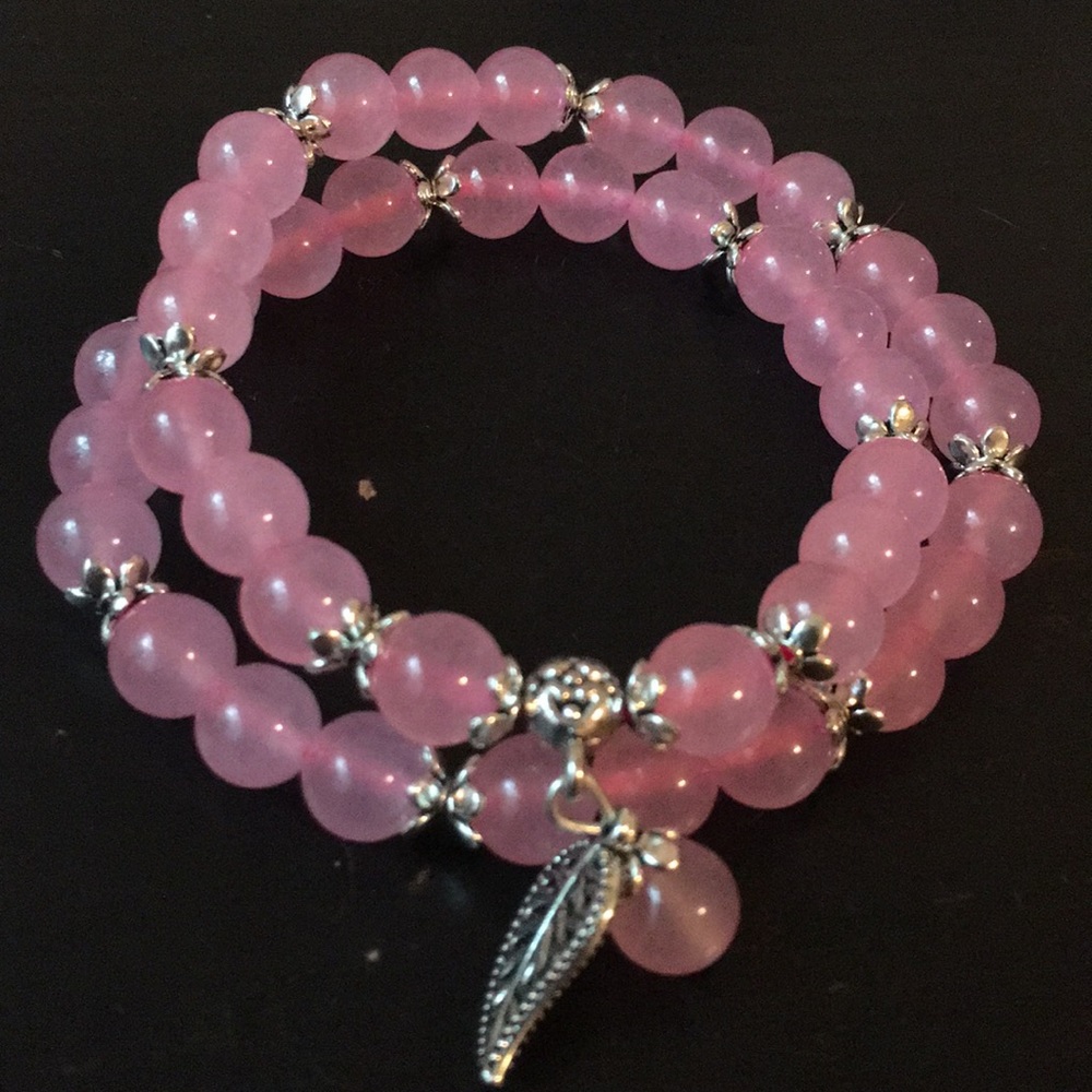 Brand NEW Pink love crystal bracelet